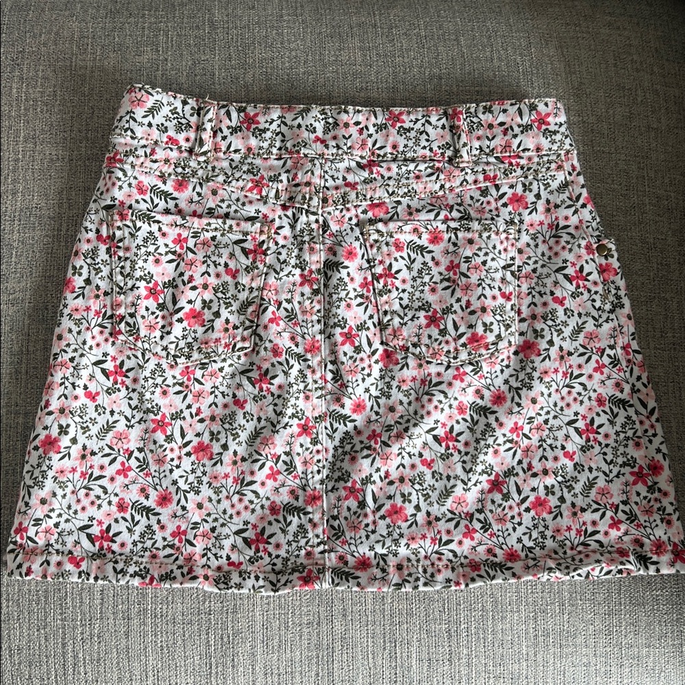Carter's Floral Print Skirt - Pink and Black